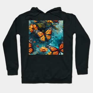 Monarch Butterflies Watercolor 2 Hoodie